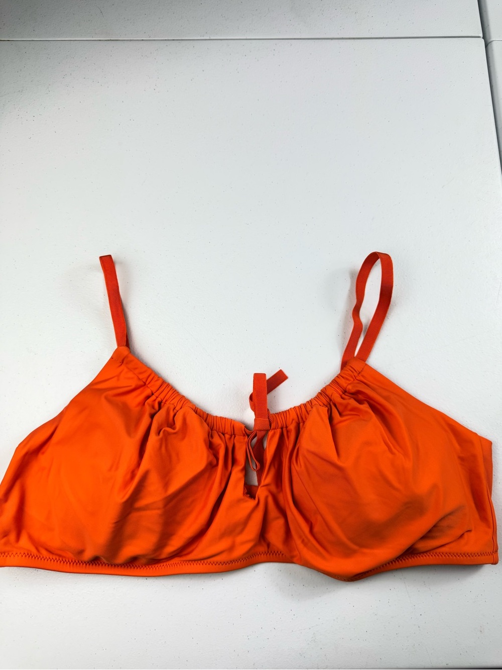 Aerie swim Women’s Orange Bralette with Adjustable Straps